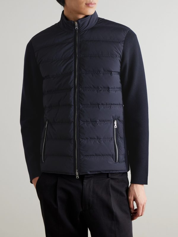 Wallace Quilted Shell and Merino Wool Down Jacket - FR