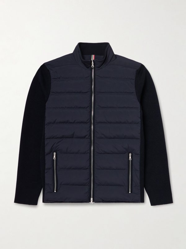 Wallace Quilted Shell and Merino Wool Down Jacket