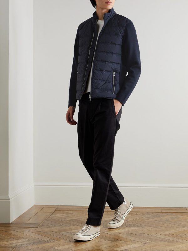 Wallace Quilted Shell and Merino Wool Down Jacket - OU