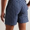 + 007 Bulldog Mid-Length Printed Swim Shorts - BK + 007 Bulldog Mid-Length Printed Swim Shorts - BK