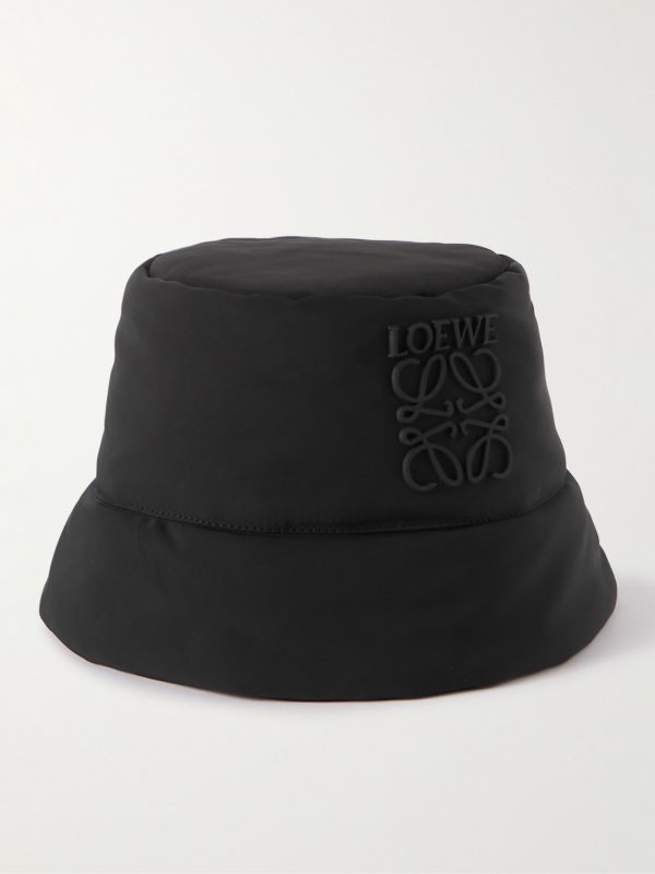 Logo-Appliquéd Padded Nylon Bucket Hat