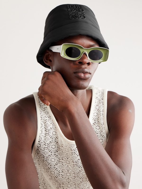 Logo-Appliquéd Padded Nylon Bucket Hat - OU