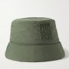 Logo-Appliquéd Padded Nylon Bucket Hat Logo-Appliquéd Padded Nylon Bucket Hat