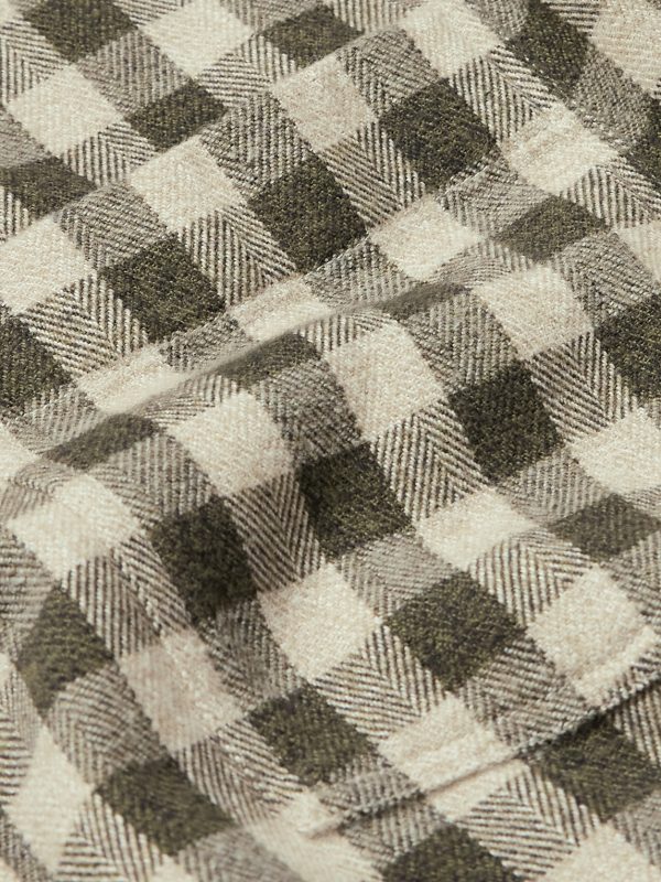 Alex Checked Herringbone Cotton Shirt - CU Alex Checked Herringbone Cotton Shirt - CU