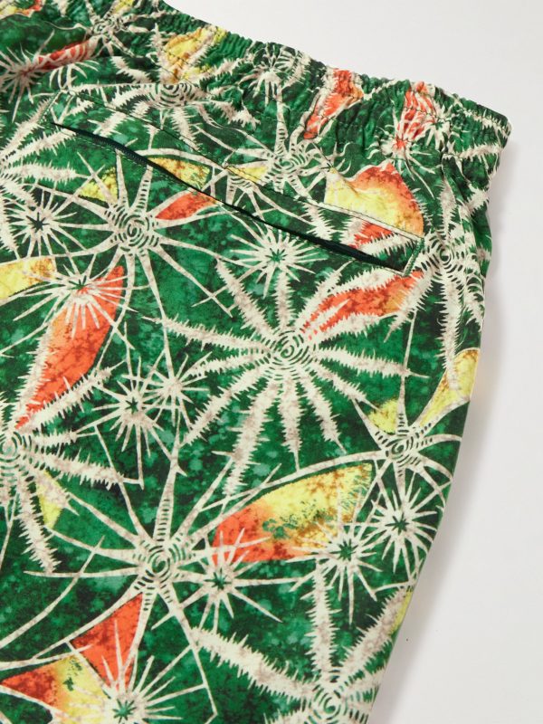 Straight-Leg Printed Shell Swim Shorts - CU Straight-Leg Printed Shell Swim Shorts - CU