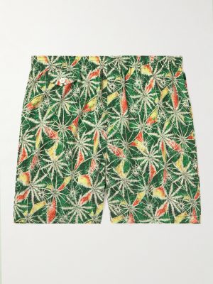 Straight-Leg Printed Shell Swim Shorts Straight-Leg Printed Shell Swim Shorts