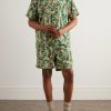 Straight-Leg Printed Shell Swim Shorts - OU Straight-Leg Printed Shell Swim Shorts - OU
