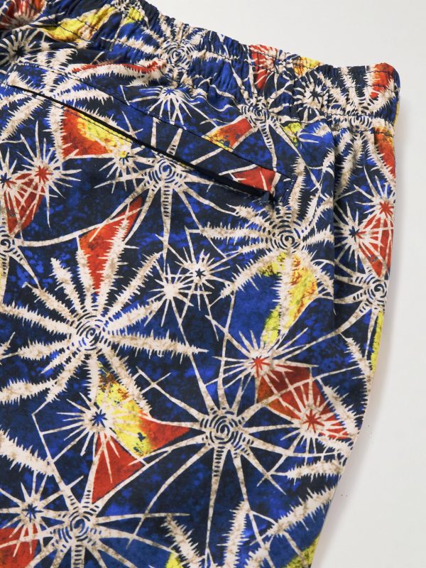 Straight-Leg Mid-Length Printed Shell Swim Shorts - CU Straight-Leg Mid-Length Printed Shell Swim Shorts - CU