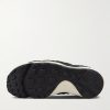 Air Footscape Stretch-Knit and Croc-Effect Leather Sneakers - E1 Air Footscape Stretch-Knit and Croc-Effect Leather Sneakers - E1