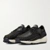 Air Footscape Stretch-Knit and Croc-Effect Leather Sneakers - FR Air Footscape Stretch-Knit and Croc-Effect Leather Sneakers - FR
