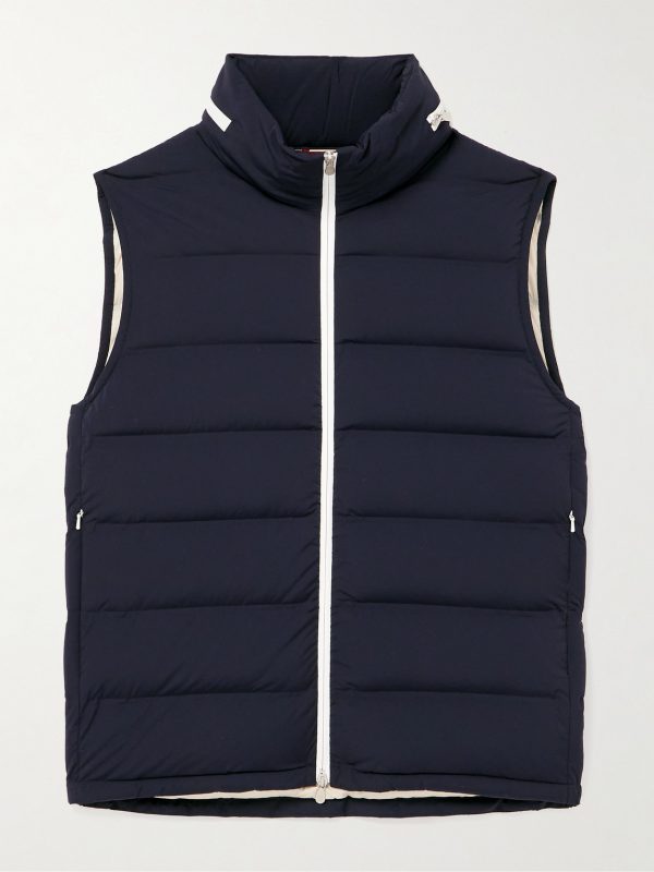 Quilted Shell Hooded Down Gilet Quilted Shell Hooded Down Gilet