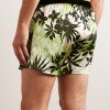 Velvet-Trimmed Floral-Print Silk-Satin Boxer Shorts - BK Velvet-Trimmed Floral-Print Silk-Satin Boxer Shorts - BK