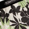 Velvet-Trimmed Floral-Print Silk-Satin Boxer Shorts - CU Velvet-Trimmed Floral-Print Silk-Satin Boxer Shorts - CU