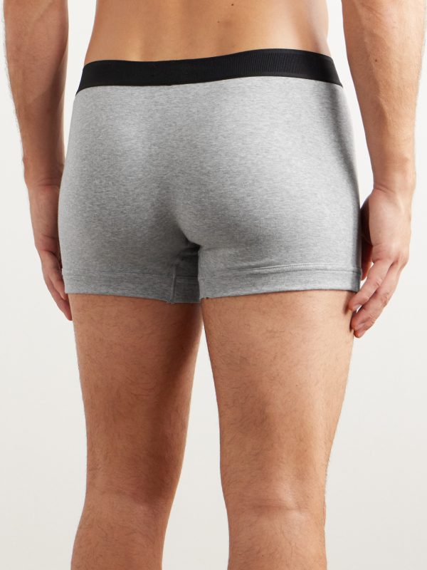Two-Pack Stretch-Cotton Jersey Boxer Briefs - BK Two-Pack Stretch-Cotton Jersey Boxer Briefs - BK