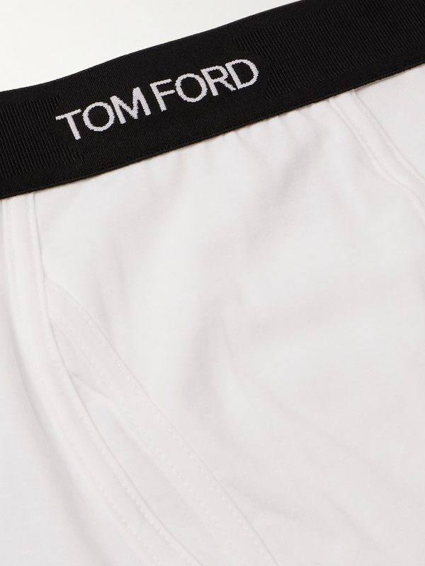 Stretch-Cotton and Modal-Blend Boxer Briefs - CU