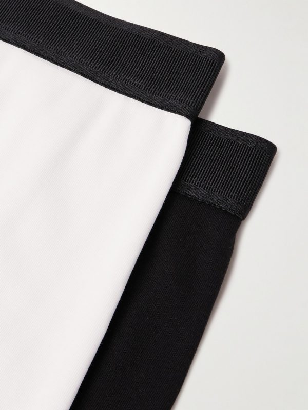 Two-Pack Stretch-Cotton Jersey Boxer Briefs - CU Two-Pack Stretch-Cotton Jersey Boxer Briefs - CU