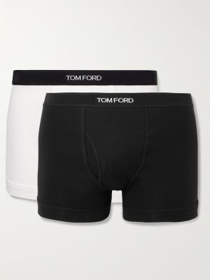 Two-Pack Stretch-Cotton Jersey Boxer Briefs Two-Pack Stretch-Cotton Jersey Boxer Briefs