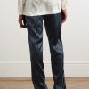 Velvet-Trimmed Printed Stretch-Silk Satin Pyjama Trousers - BK Velvet-Trimmed Printed Stretch-Silk Satin Pyjama Trousers - BK