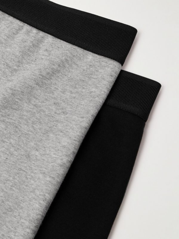Two-Pack Stretch-Cotton Jersey Boxer Briefs - CU Two-Pack Stretch-Cotton Jersey Boxer Briefs - CU