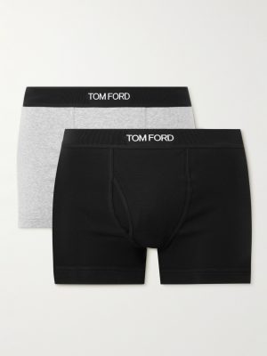 Two-Pack Stretch-Cotton Jersey Boxer Briefs Two-Pack Stretch-Cotton Jersey Boxer Briefs