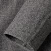 Unstructured Double-Faced Herringbone Wool Car Coat - E1