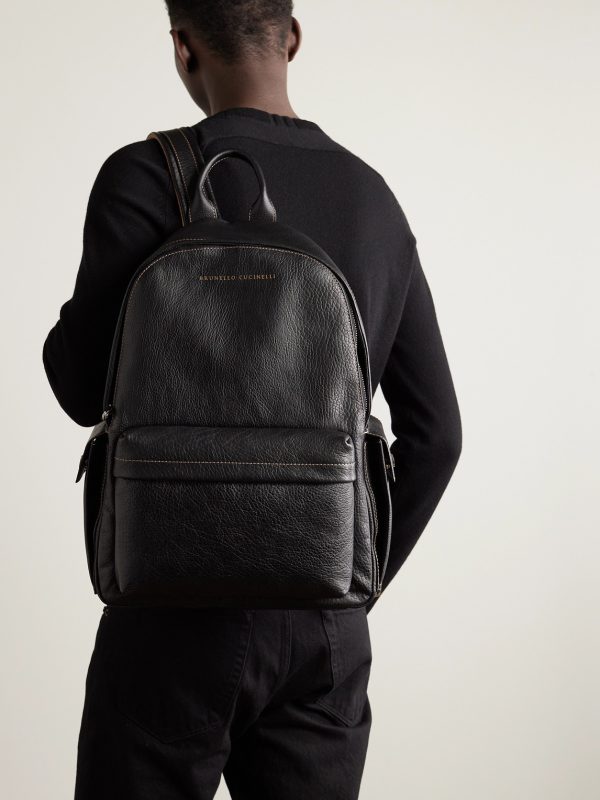 Full-Grain Leather Backpack - OU Full-Grain Leather Backpack - OU
