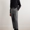 Tel Aviv Tapered Cropped Virgin Wool-Twill Trousers - OU Tel Aviv Tapered Cropped Virgin Wool-Twill Trousers - OU