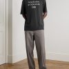 Exford Distressed Logo-Print Cotton-Jersey T-Shirt - OU Exford Distressed Logo-Print Cotton-Jersey T-Shirt - OU