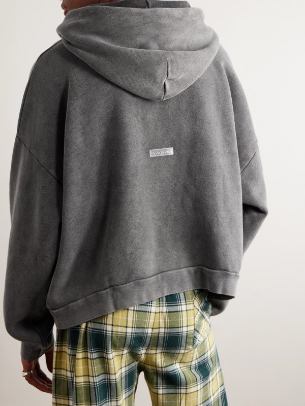 Fester H Cotton-Jersey Hoodie - BK