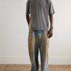 Extorr Logo-Appliquéd Garment-Dyed Cotton-Jersey T-Shirt - OU Extorr Logo-Appliquéd Garment-Dyed Cotton-Jersey T-Shirt - OU