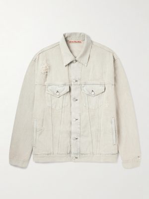 Distressed Denim Jacket