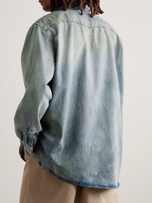 Karty Distressed Denim Overshirt - BK