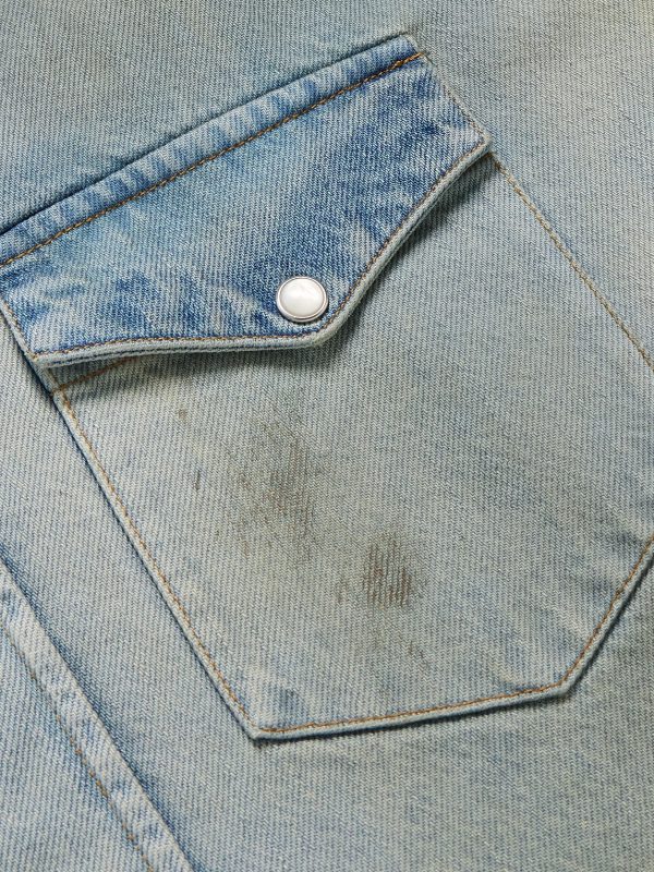 Karty Distressed Denim Overshirt - CU