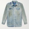Karty Distressed Denim Overshirt
