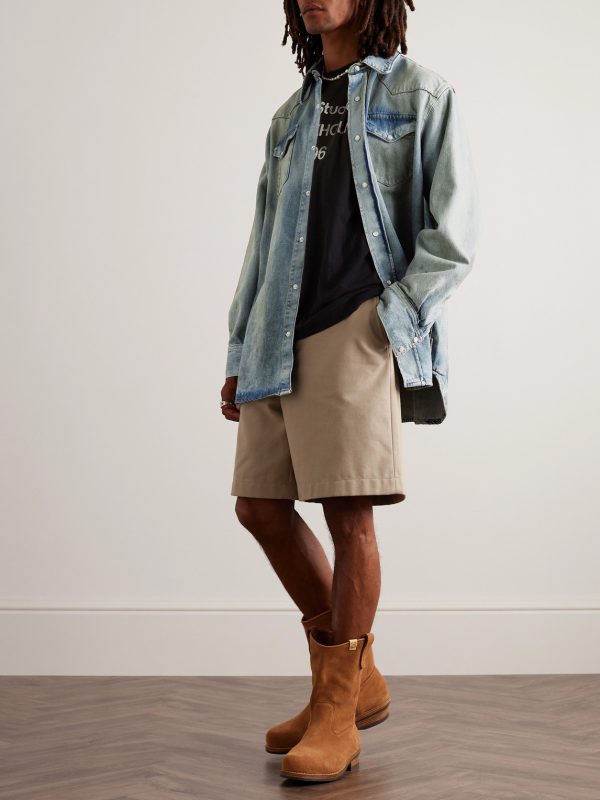 Karty Distressed Denim Overshirt - OU