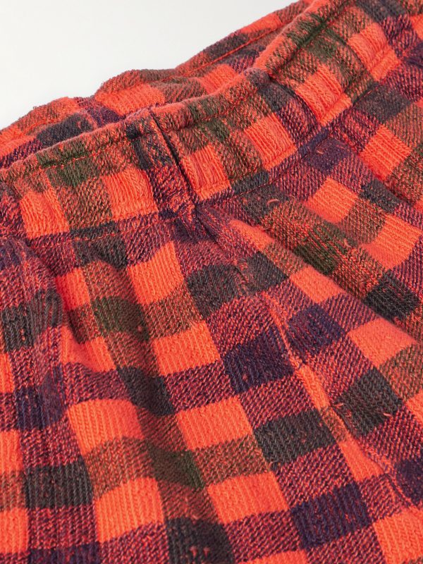Straight-Leg Checked Cotton-Terry Sweatpants - E1 Straight-Leg Checked Cotton-Terry Sweatpants - E1