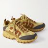 Air Humara Leather-Trimmed Mesh Sneakers - FR