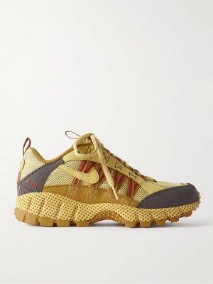 Air Humara Leather-Trimmed Mesh Sneakers Air Humara Leather-Trimmed Mesh Sneakers