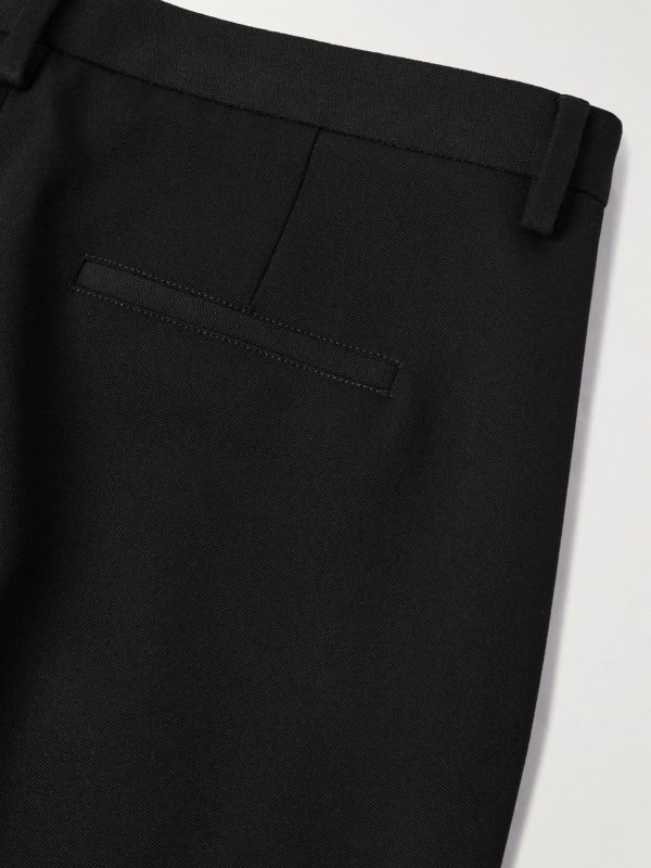 Straight-Leg Virgin Wool-Twill Trousers - CU Straight-Leg Virgin Wool-Twill Trousers - CU