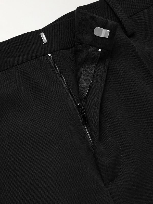 Straight-Leg Virgin Wool-Twill Trousers - E1 Straight-Leg Virgin Wool-Twill Trousers - E1