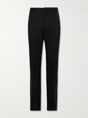 Straight-Leg Virgin Wool-Twill Trousers Straight-Leg Virgin Wool-Twill Trousers