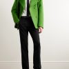 Straight-Leg Virgin Wool-Twill Trousers - OU Straight-Leg Virgin Wool-Twill Trousers - OU