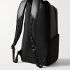 Slick Logo-Appliquéd Leather and CORDURA® Ballistic Nylon Backpack - BK Slick Logo-Appliquéd Leather and CORDURA® Ballistic Nylon Backpack - BK