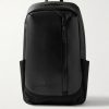 Slick Logo-Appliquéd Leather and CORDURA® Ballistic Nylon Backpack Slick Logo-Appliquéd Leather and CORDURA® Ballistic Nylon Backpack