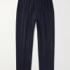 Raschel Tapered Cotton-Blend Jacquard Trousers