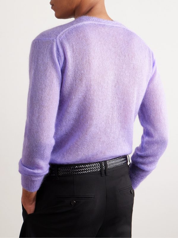 Mohair-Blend Sweater - BK Mohair-Blend Sweater - BK