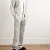 Satin-Trimmed Velvet Track Jacket - OU Satin-Trimmed Velvet Track Jacket - OU