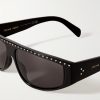 Alan 2 Crystal-Embellished D-Frame Acetate Sunglasses - CU