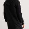+ Champion Embroidered Organic Cotton-Jersey Hoodie - BK + Champion Embroidered Organic Cotton-Jersey Hoodie - BK