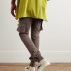 Mastodon Skinny-Fit Stretch-Cotton Jersey Drawstring Cargo Trousers - BK Mastodon Skinny-Fit Stretch-Cotton Jersey Drawstring Cargo Trousers - BK